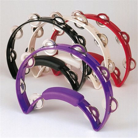 OUTPUT Solo Tambourine with Nickel Jingles; Purple OU1589740